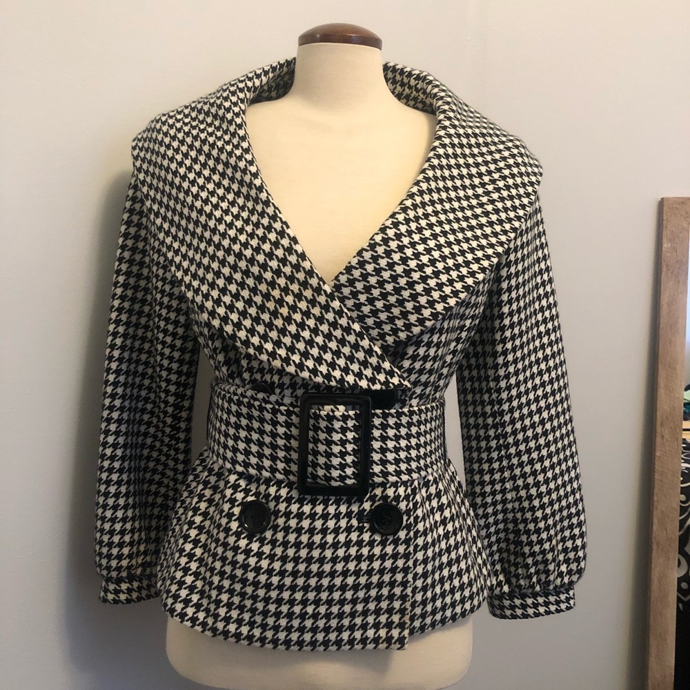 Black and white jacket